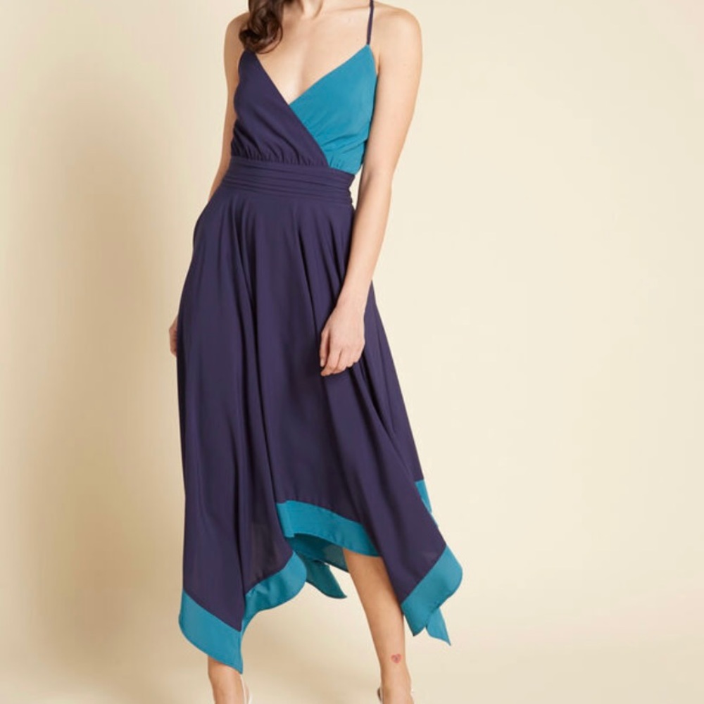 NWT modcloth colorblock talk dress